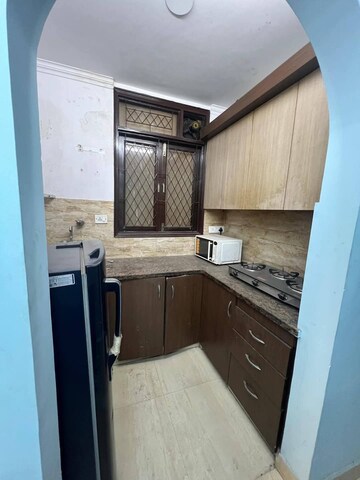 Kitchen in 1 BHK Builder Floor at Saket – for Rent
