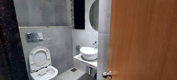 Bathroom in  Office Space at Akshar Business Park, Vashi Sector 19f – for Rent