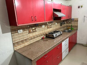 Kitchen in 1 RK Villa at Sector 21d – for Rent