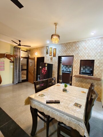 Living Room in 3 BHK Builder Floor at Greenwood City, Sector 40 – for Rent