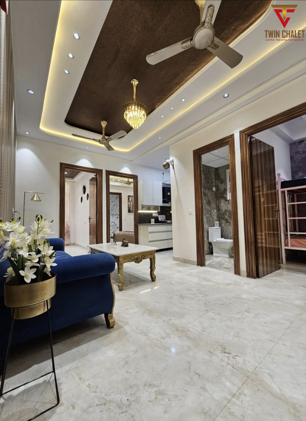 2 BHK + Pooja Room Builder Floor For Sale in Twin Chalet 