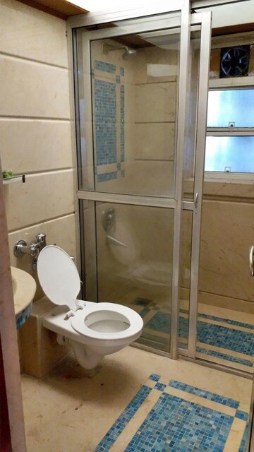Bathroom in 3 BHK Apartment at Seven Bungalow, Andheri West – for Rent