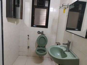 Bathroom in 3 BHK Apartment at Lokhandwala Complex, Andheri West – for Rent