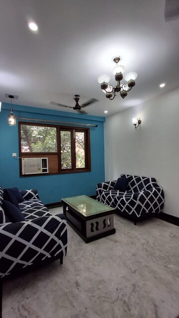 Living Room in 2 BHK Builder Floor at Saket – for Rent