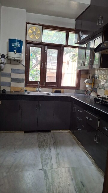 Kitchen in 2 BHK Builder Floor at Saket – for Rent
