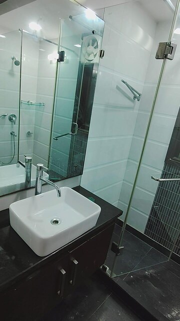 Bathroom in 4 BHK Builder Floor at Saket – for Rent