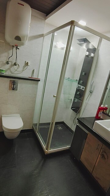 Bathroom in 4 BHK Builder Floor at Saket – for Rent