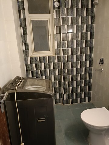 Bathroom in 3 BHK Apartment at Omaxe Waterscapes, Gomti Nagar – for Rent