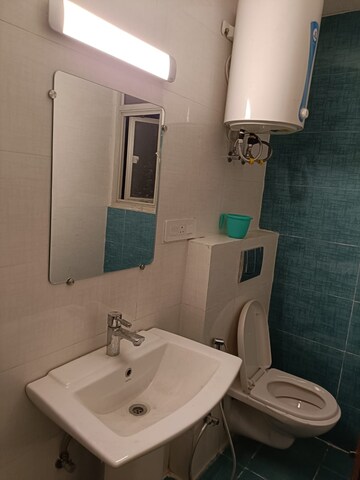 Bathroom in 3 BHK Apartment at Omaxe Waterscapes, Gomti Nagar – for Rent