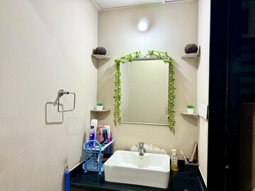 Bathroom in 2 BHK Apartment at Aastha Bhama Pearl, Wakad – for Rent