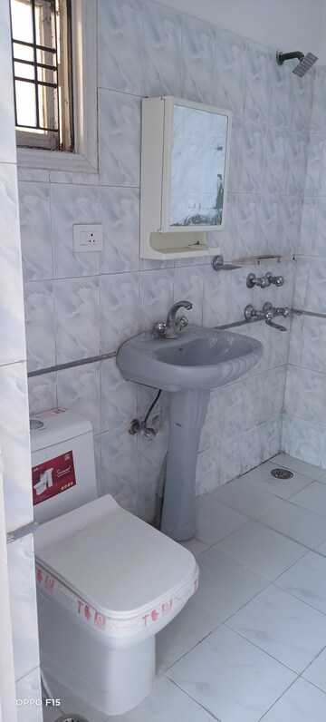 Bathroom in 3 BHK Apartment at Parsvnath Edens, Alpha Ii Greater Noida – for Rent