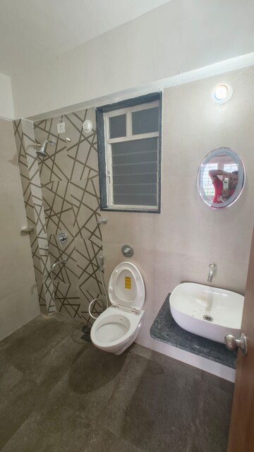 Bathroom in 3 BHK Apartment at Triaa Kosmic Kourtyard, Wagholi – for Rent