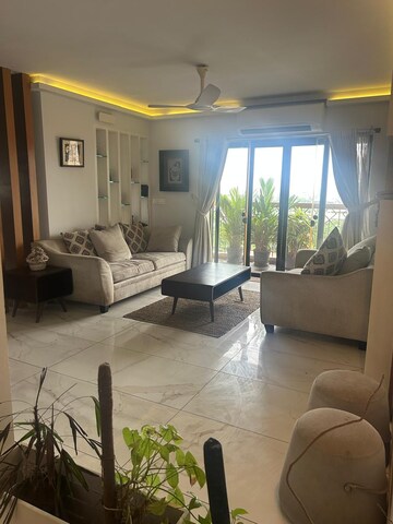 Living Room in 5 BHK Apartment at Panampilly Nagar – for Sale