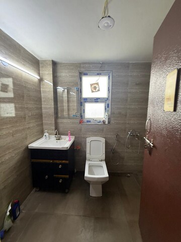 Bathroom in 1 BHK Builder Floor at Kalkaji – for Rent