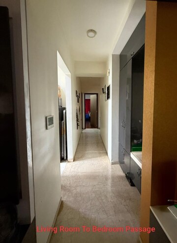 Building Lobby in 3 BHK Apartment at Omkar Alta Monte, Malad East – for Rent