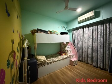 Bedroom in 3 BHK Apartment at Omkar Alta Monte, Malad East – for Rent