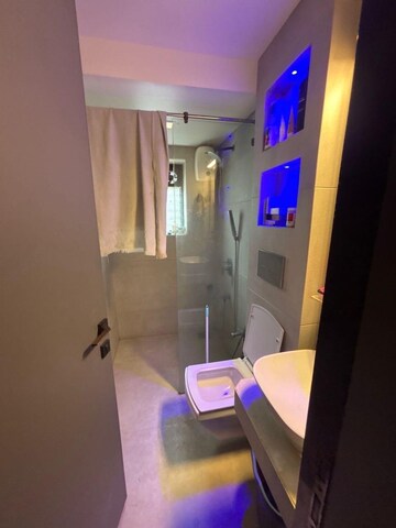 Bathroom in 2 BHK Apartment at Versova Heaven CHS, Andheri West – for Rent