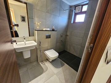 Attached Bathroom in 3 BHK Apartment at Panampilly Nagar – for Sale
