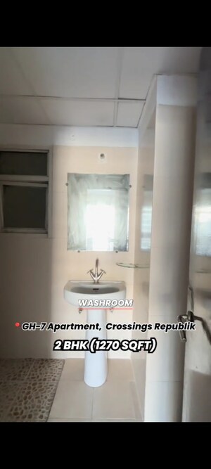Bathroom in 2 BHK Apartment at GH-7 Crossings Republik, Vijay Nagar – for Sale