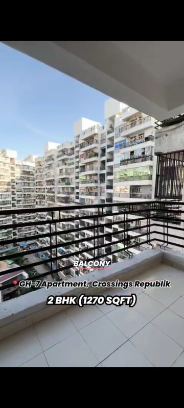 2 BHK Apartment – Exterior View View at GH-7 Crossings Republik, Vijay Nagar - for Sale