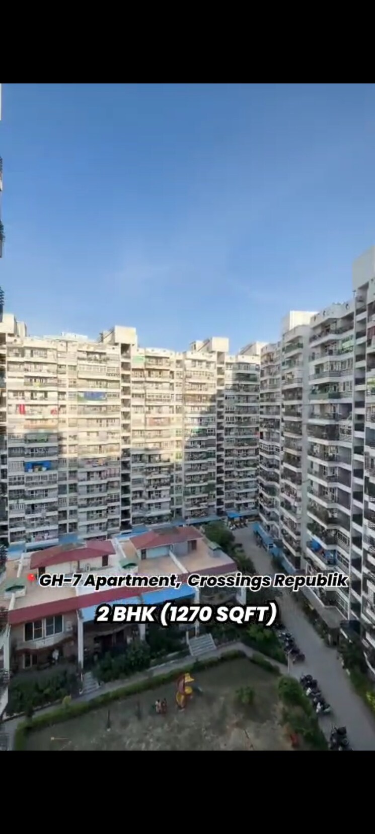 Exterior View, gh-7-crossings-republik 2 Bedroom 1270 Sq.Ft. Apartment In Vijay Nagar Ghaziabad 9024782