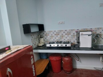 Kitchen in Studio Independent House at Nanganallur – for Rent