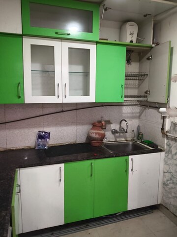 Kitchen in 2 BHK Apartment at Hawelia Valencia Homes, Sector 1 Greater Noida – for Rent