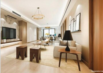 Living Room in 2.5 BHK Apartment at Verdent Boston Harbor, Andheri West – for Sale