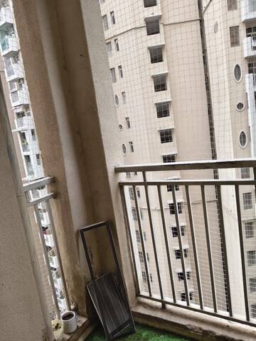 Balcony in 2 BHK Apartment at Hawelia Valencia Homes, Sector 1 Greater Noida – for Rent