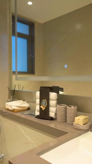 Living Room in 3 BHK Apartment at Kalpataru Parkcity Estella, Kolshet Road – for Sale