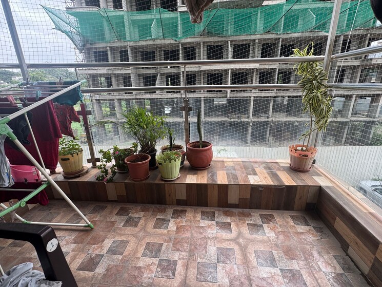 Balcony, kumar-picasso 2 Bedroom 846 Sq.Ft. Apartment In Hadapsar Pune 9024928