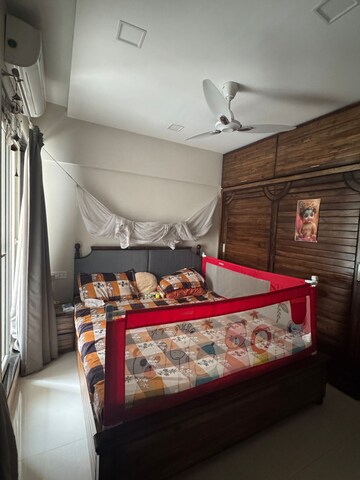 Bedroom in 2 BHK Apartment at Kumar Picasso, Hadapsar – for Rent