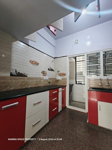Kitchen in 2 BHK Builder Floor at Hsr Layout – for Rent