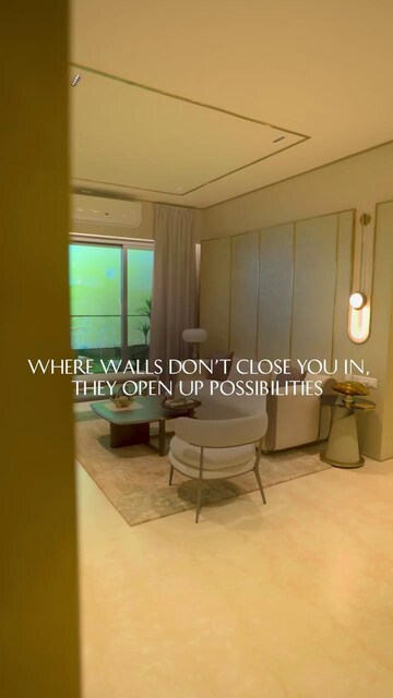 Living Room in 3 BHK Apartment at Kalpataru Parkcity Estella, Kolshet Road – for Sale
