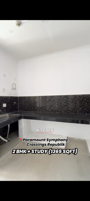 Kitchen in 2.5 BHK Apartment at Paramount Symphony, Sain Vihar – for Sale