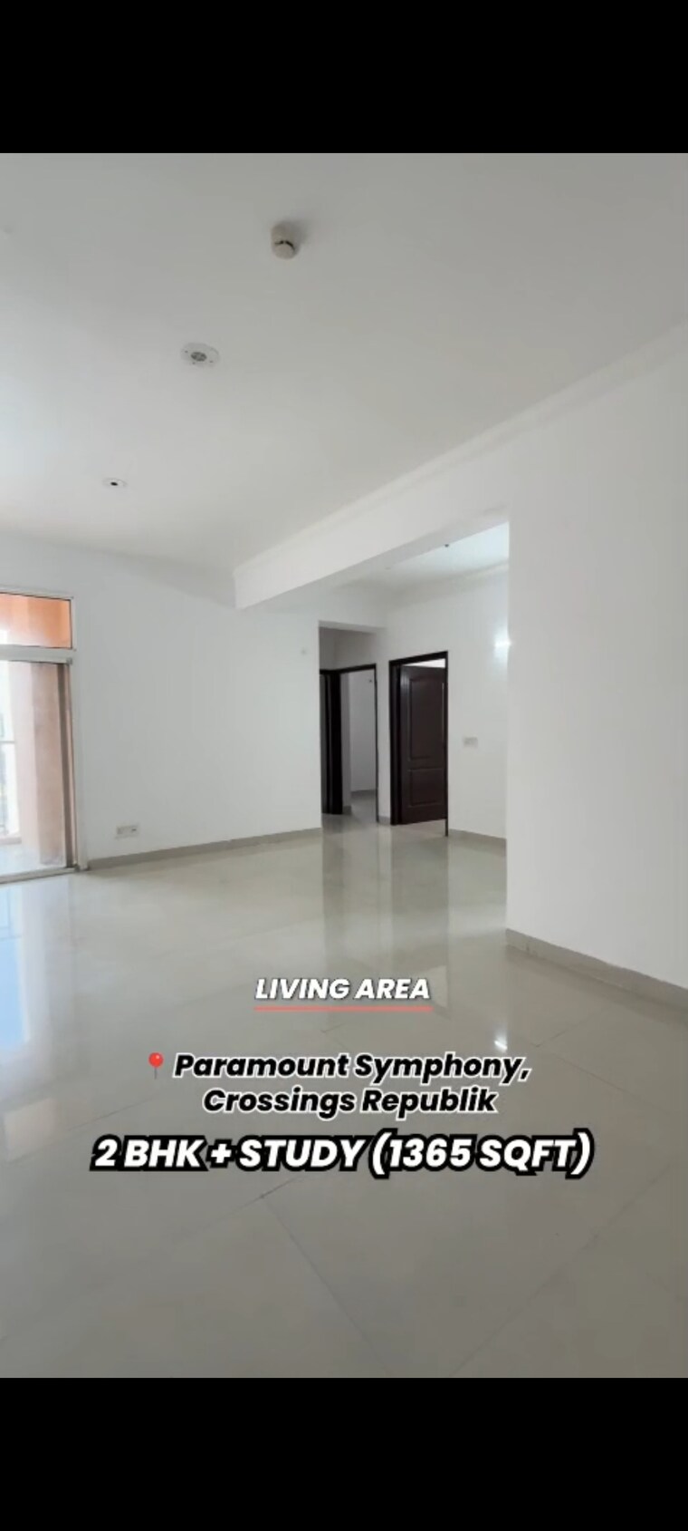 Room, paramount-symphony 2.5 Bedroom 1365 Sq.Ft. Apartment In Sain Vihar Ghaziabad 9024989