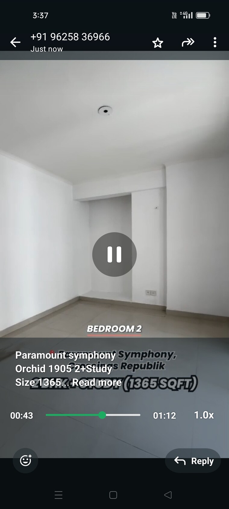 undefined, paramount-symphony 2.5 Bedroom 1365 Sq.Ft. Apartment In Sain Vihar Ghaziabad 9024989