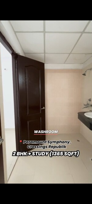 Bathroom in 2.5 BHK Apartment at Paramount Symphony, Sain Vihar – for Sale