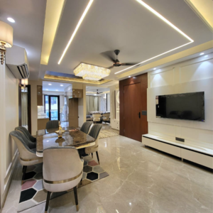 Living Room in 4 BHK Builder Floor at SS Southend Floors, Ghasola – for Sale