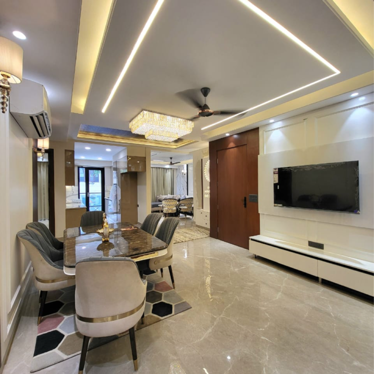 Living Room, ss-southend-floors 4 Bedroom 240 Sq.Yd. Builder Floor In Ghasola Gurgaon 9025024