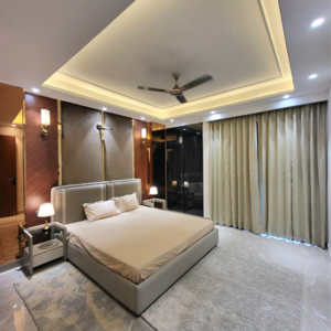 Bedroom in 4 BHK Builder Floor at SS Southend Floors, Ghasola – for Sale