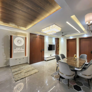 Living Room in 4 BHK Builder Floor at SS Southend Floors, Ghasola – for Sale