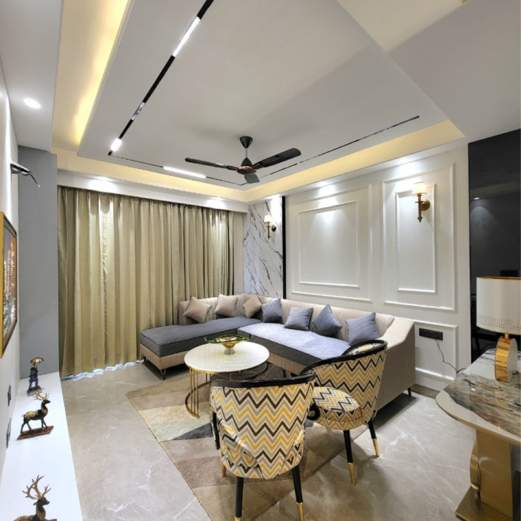 Living Room, ss-southend-floors 4 Bedroom 240 Sq.Yd. Builder Floor In Ghasola Gurgaon 9025024