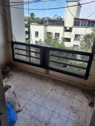 Balcony in 2 BHK Apartment at Bhaktiyog CHS, Kothrud – for Rent