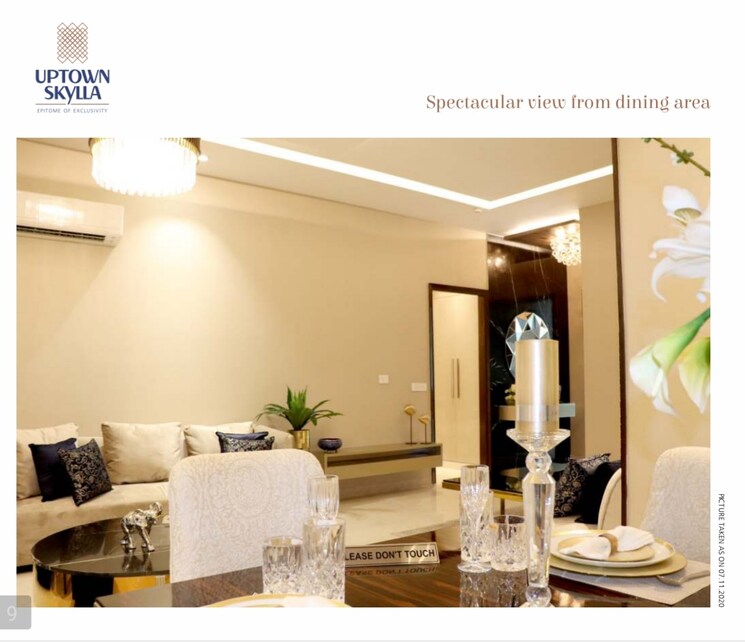 Living Room, artique-uptown-skylla 4 Bedroom 2505 Sq.Ft. Apartment In International Airport Road Zirakpur 9025156