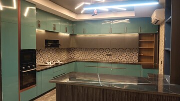 Kitchen in 4 BHK Builder Floor at SS Southend Floors, South City 2 – for Sale