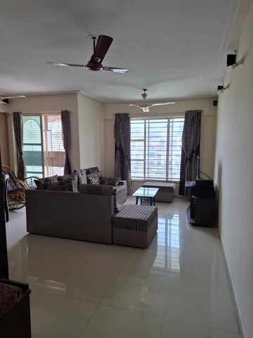 Living Room in 2 BHK Apartment at Balewadi Plaza, Balewadi – for Rent