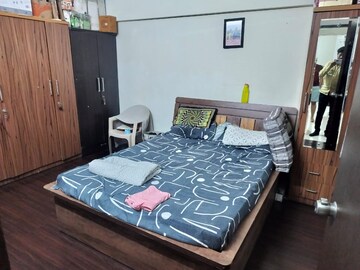 Bedroom in 2 BHK Apartment at Vaishnavi Sai Raj Regency, Pimple Saudagar – for Rent