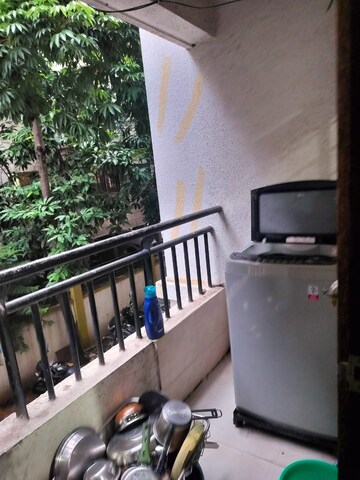 Balcony in 2 BHK Apartment at Vaishnavi Sai Raj Regency, Pimple Saudagar – for Rent