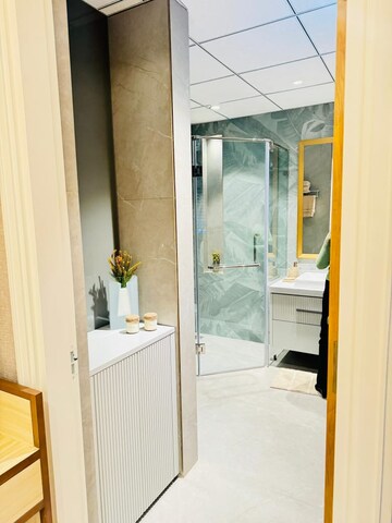 Attached Bathroom in 4 BHK Apartment at New Chandigarh – for Sale